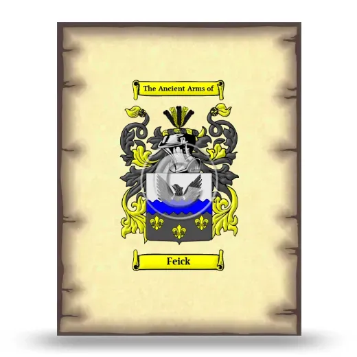 Feick Coat of Arms Print