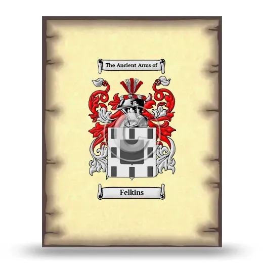 Felkins Coat of Arms Print