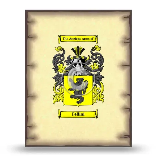 Fellini Coat of Arms Print