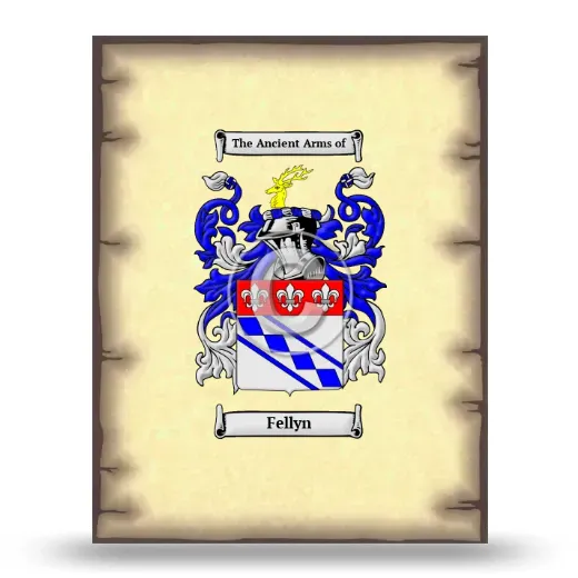 Fellyn Coat of Arms Print