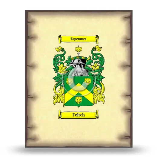 Feltch Coat of Arms Print