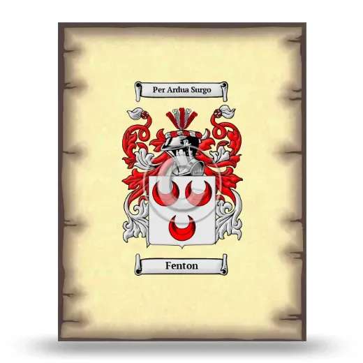 Fenton Coat of Arms Print