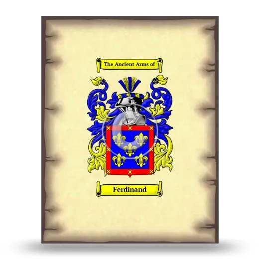 Ferdinand Coat of Arms Print