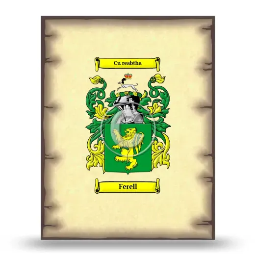 Ferell Coat of Arms Print