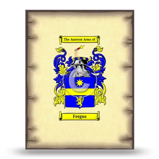 Fergus Coat of Arms Print