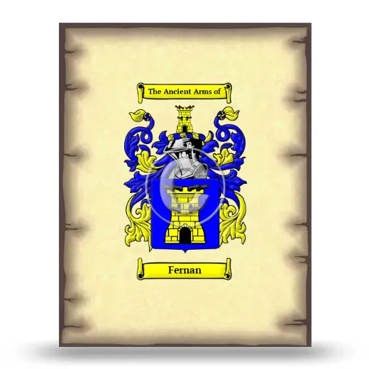 Fernan Coat of Arms Print