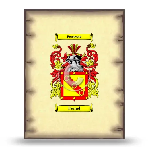 Fernel Coat of Arms Print