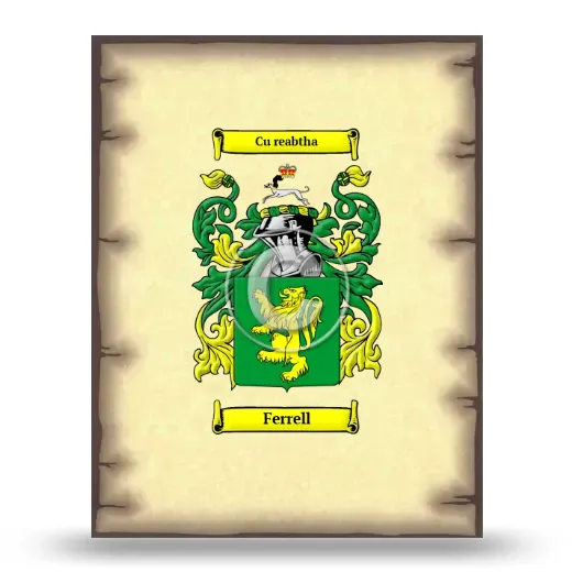 Ferrell Coat of Arms Print