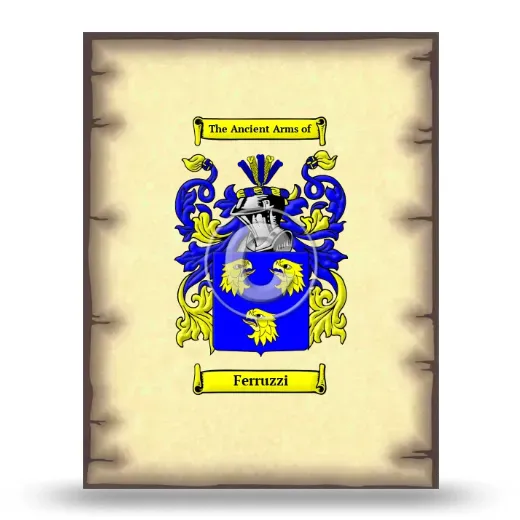 Ferruzzi Coat of Arms Print