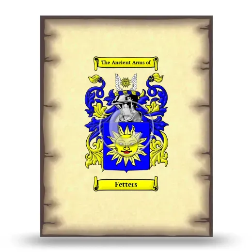 Fetters Coat of Arms Print