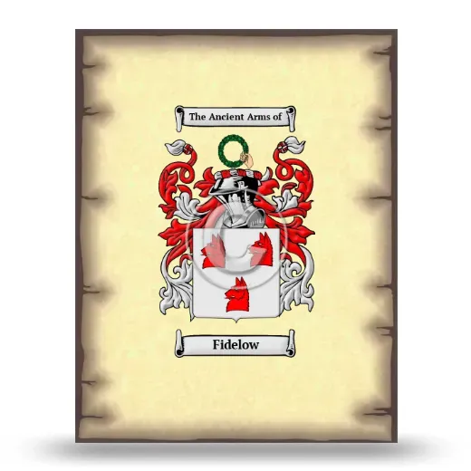 Fidelow Coat of Arms Print