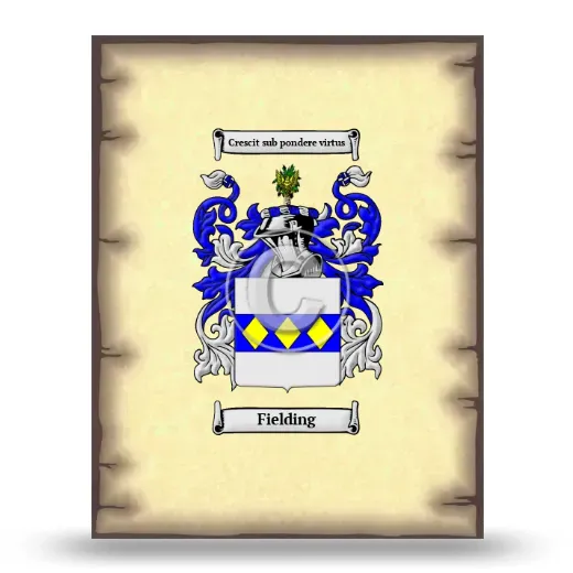 Fielding Coat of Arms Print