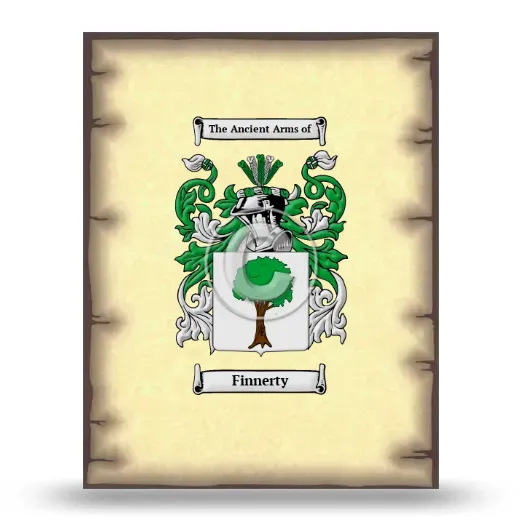 Finnerty Coat of Arms Print