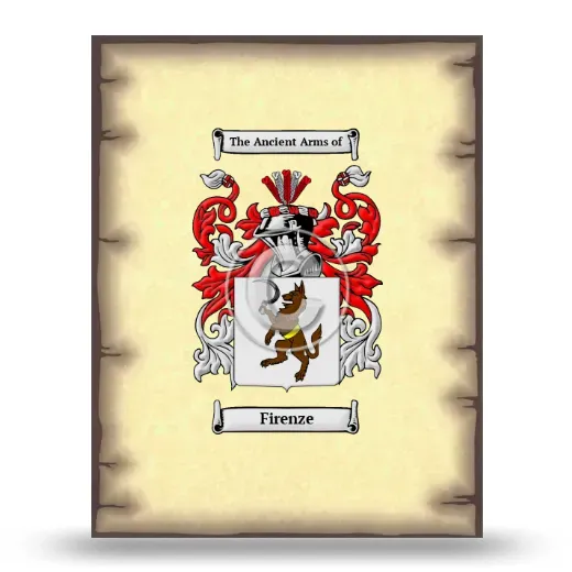 Firenze Coat of Arms Print