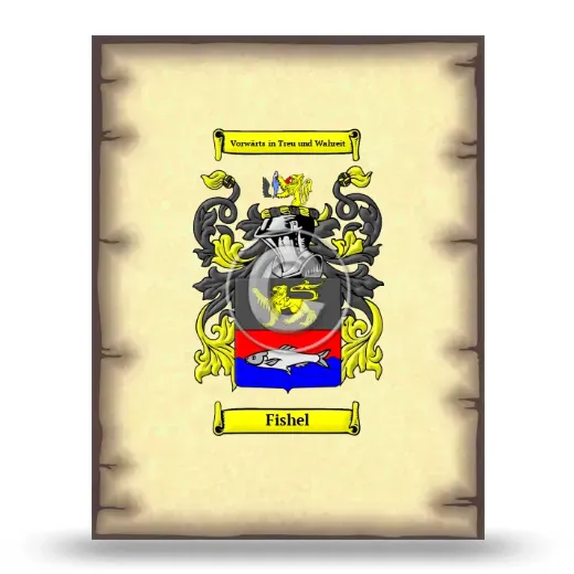 Fishel Coat of Arms Print