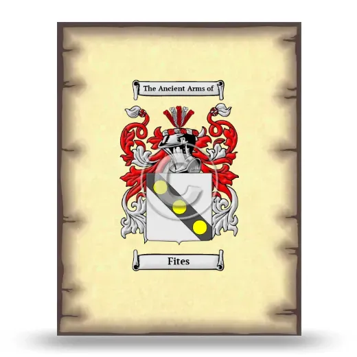 Fites Coat of Arms Print
