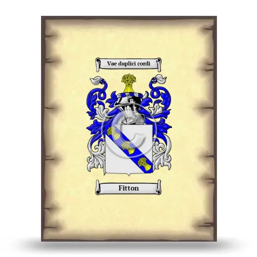 Fitton Coat of Arms Print