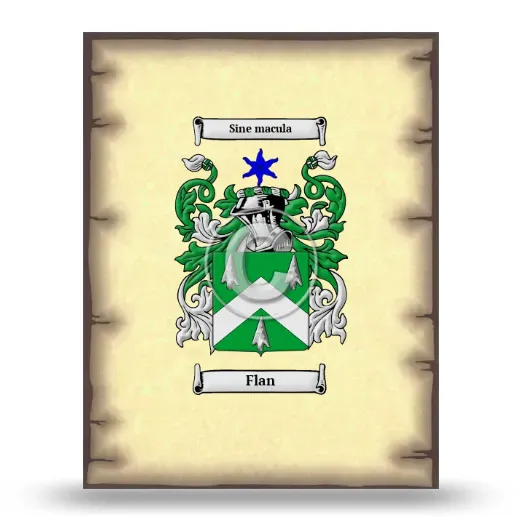 Flan Coat of Arms Print