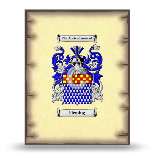 Fleming Coat of Arms Print