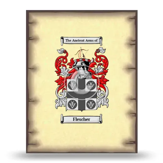 Flescher Coat of Arms Print