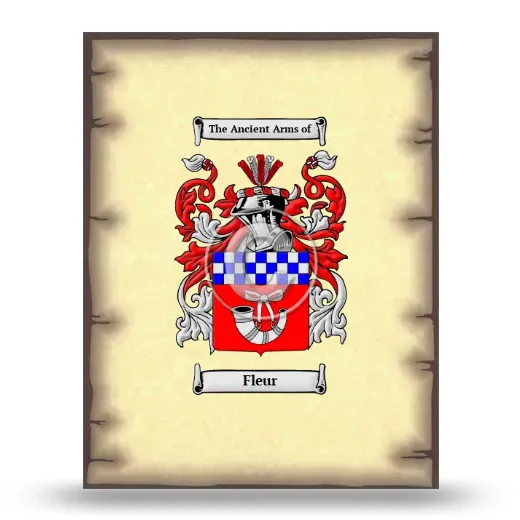 Fleur Coat of Arms Print