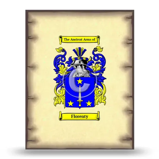 Florenty Coat of Arms Print