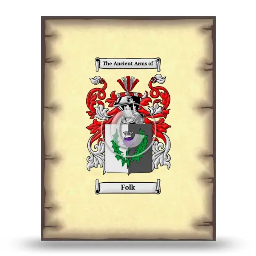 Folk Coat of Arms Print