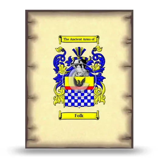 Folk Coat of Arms Print