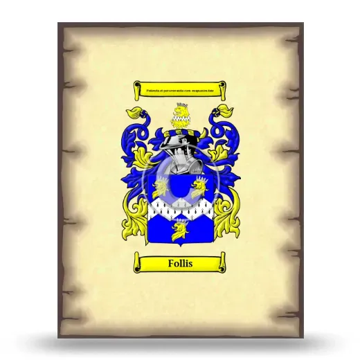 Follis Coat of Arms Print