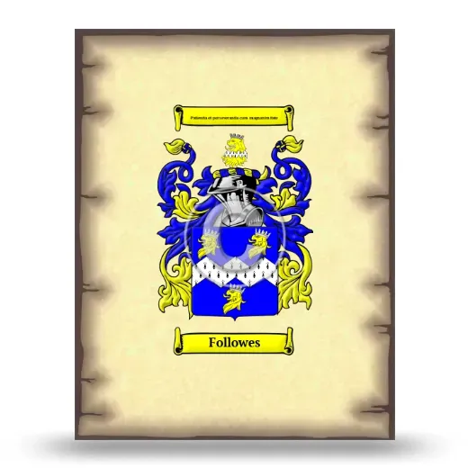Followes Coat of Arms Print