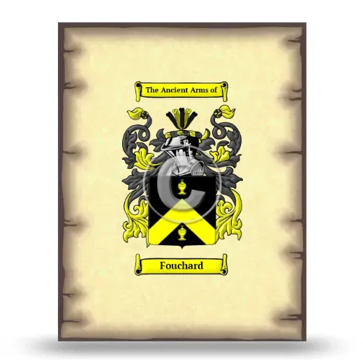 Fouchard Coat of Arms Print