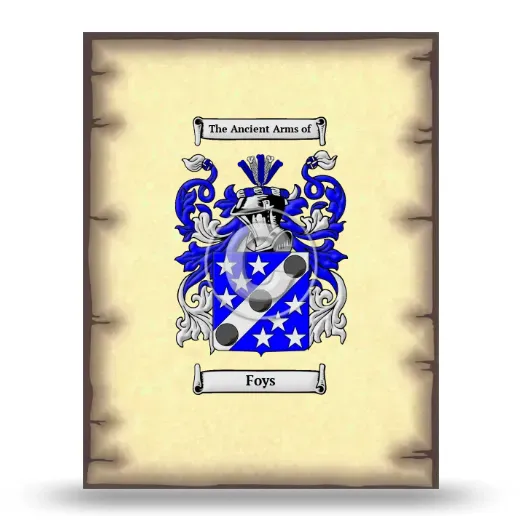 Foys Coat of Arms Print