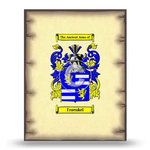 Fraenkel Coat of Arms Print