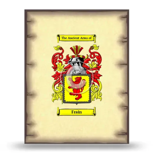 Frain Coat of Arms Print