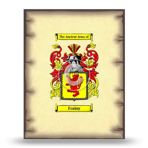 Frainy Coat of Arms Print
