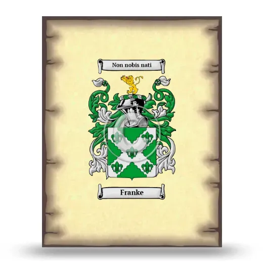 Franke Coat of Arms Print
