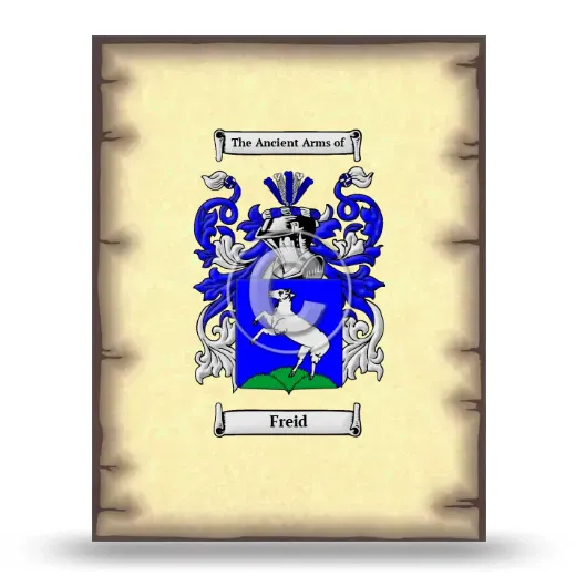 Freid Coat of Arms Print