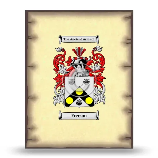 Frerson Coat of Arms Print