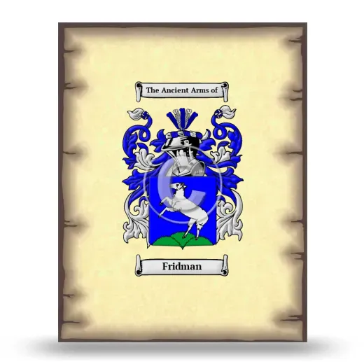 Fridman Coat of Arms Print
