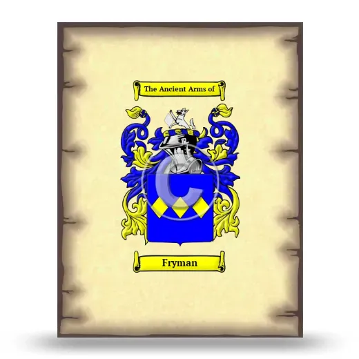 Fryman Coat of Arms Print