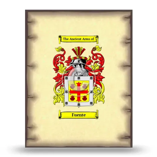 Fuente Coat of Arms Print