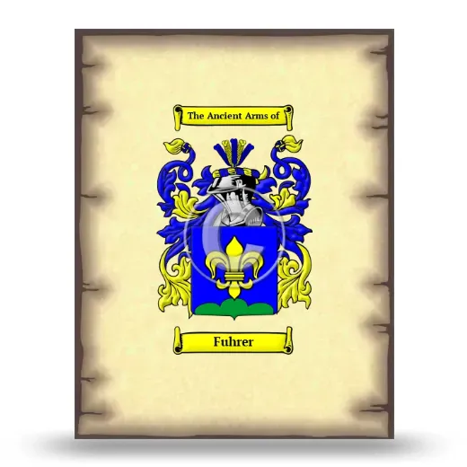 Fuhrer Coat of Arms Print