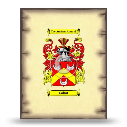 Gabot Coat of Arms Print