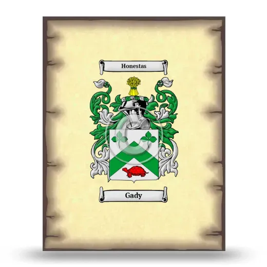 Gady Coat of Arms Print