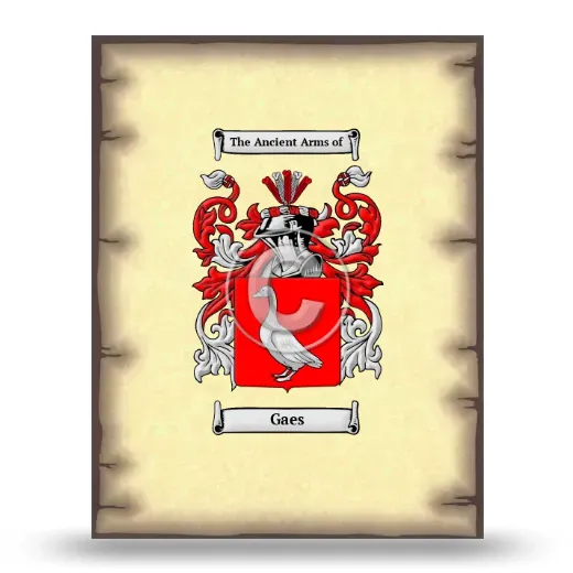 Gaes Coat of Arms Print
