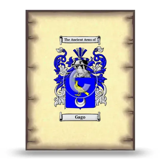 Gago Coat of Arms Print