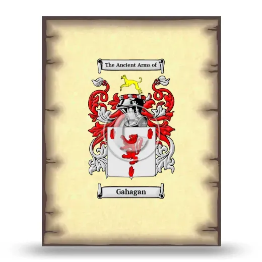 Gahagan Coat of Arms Print
