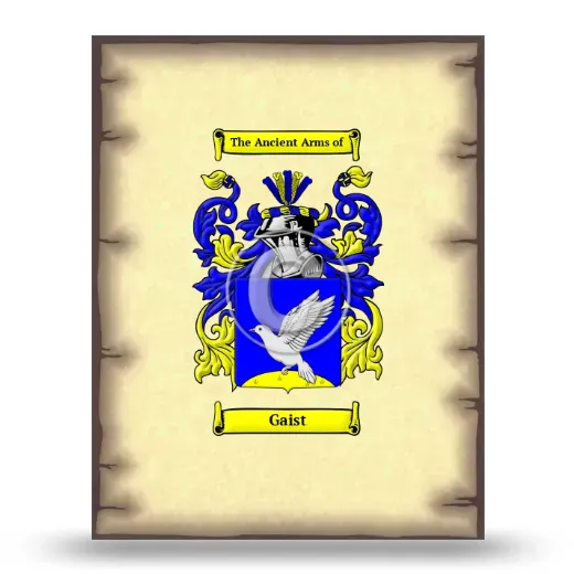 Gaist Coat of Arms Print