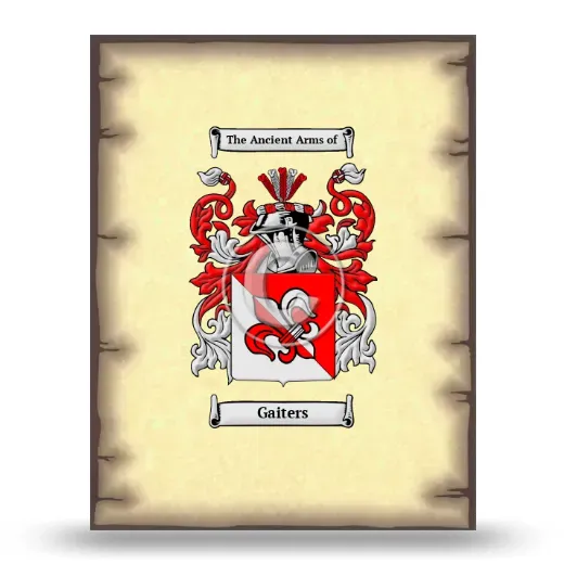 Gaiters Coat of Arms Print