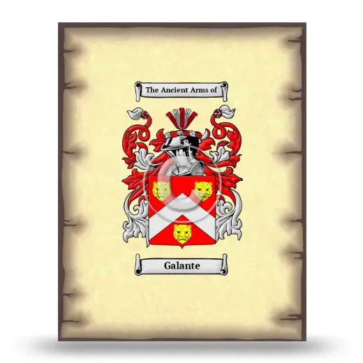 Galante Coat of Arms Print
